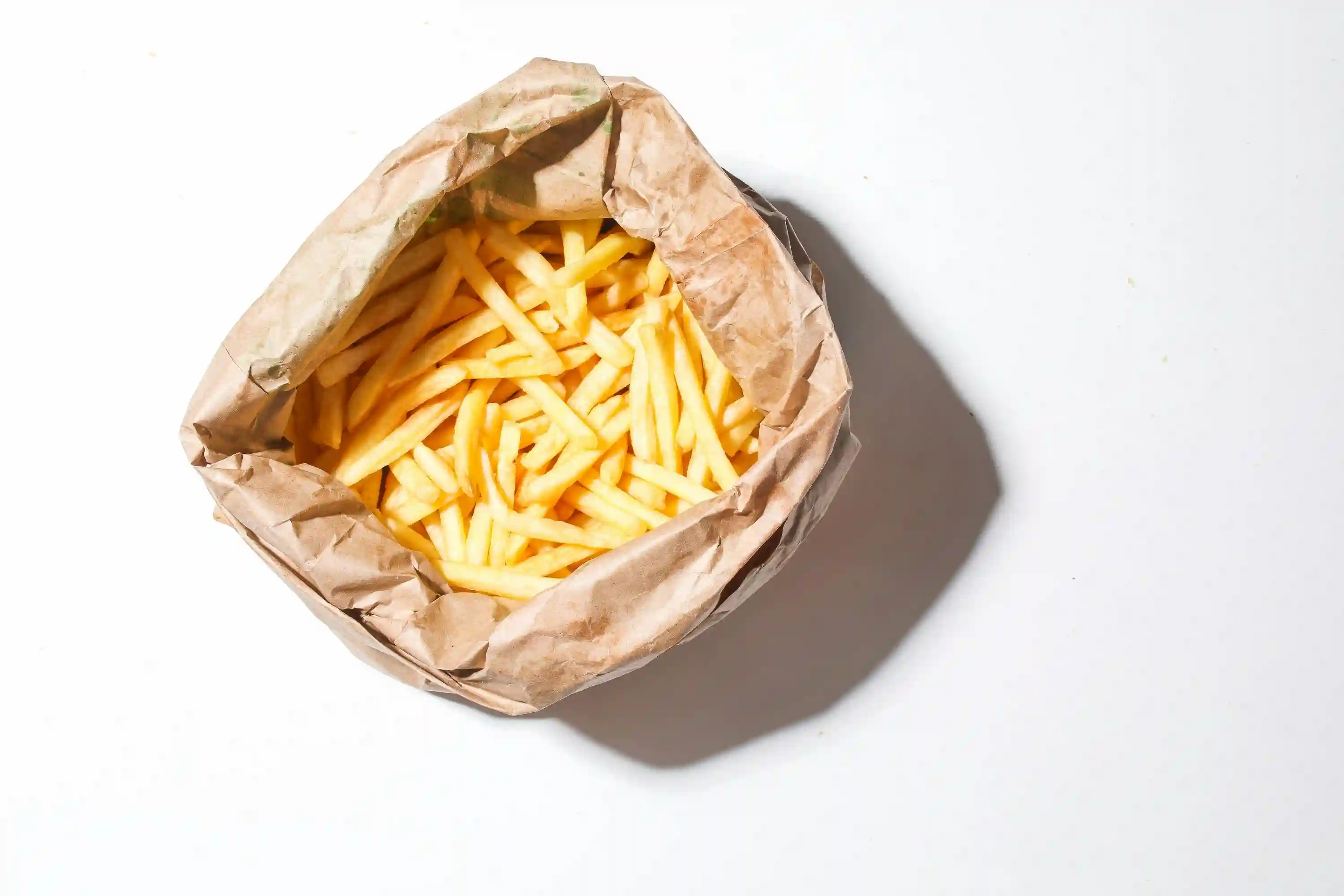 picture of a bag full of classic cut fries