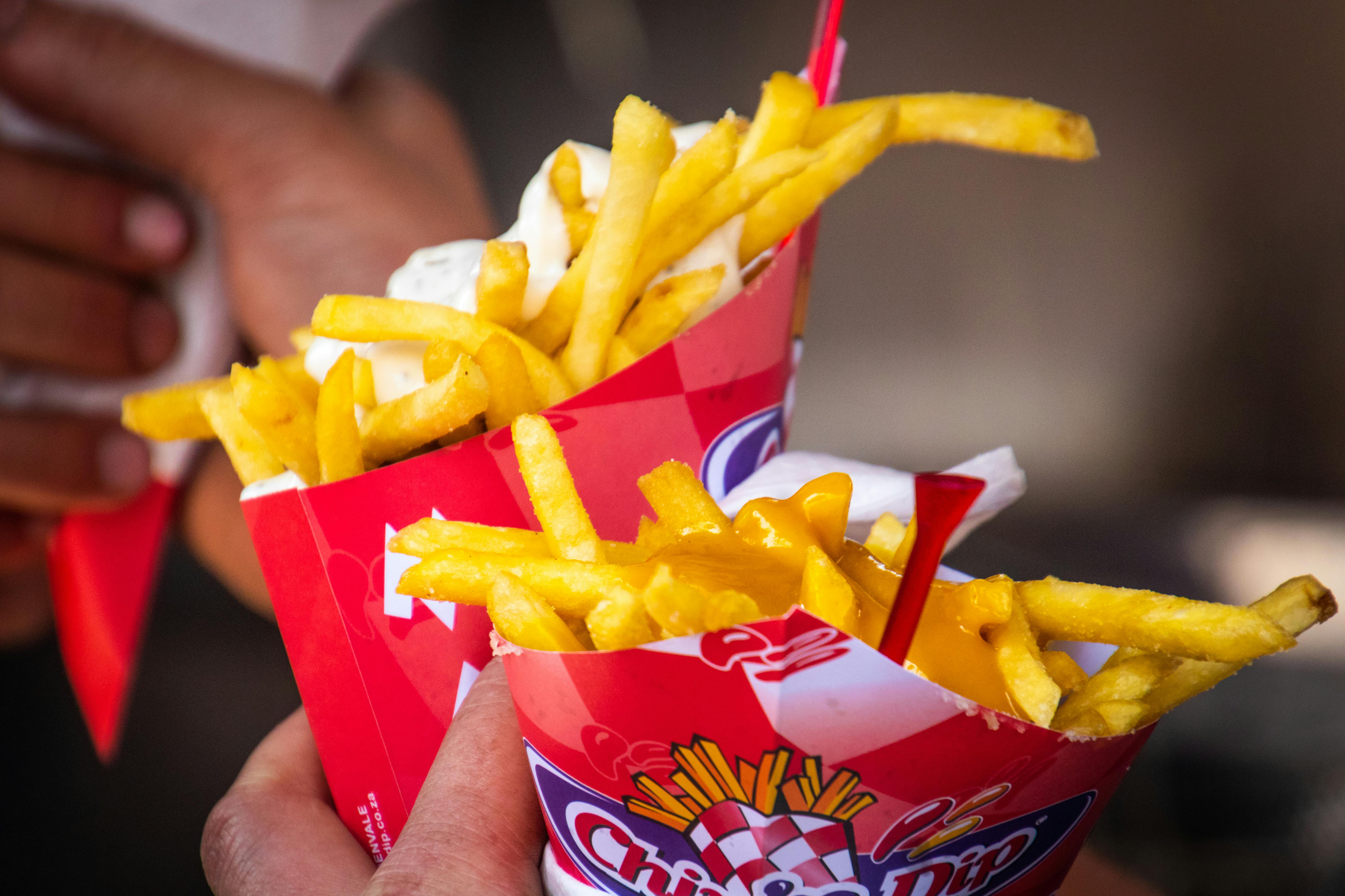 picture of a classic cut fries on a classic fry bowl with a side of gravy